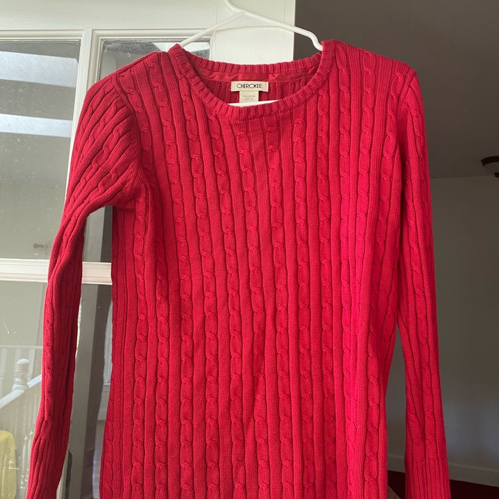 Red sweater